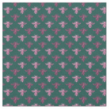 Tecido do padrão Queen Bee