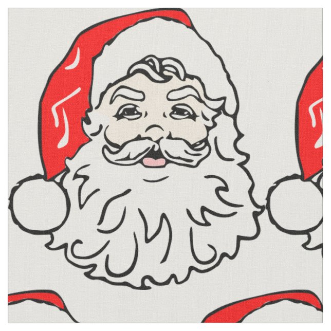Tecido do Papai Noel! (Detalhe)