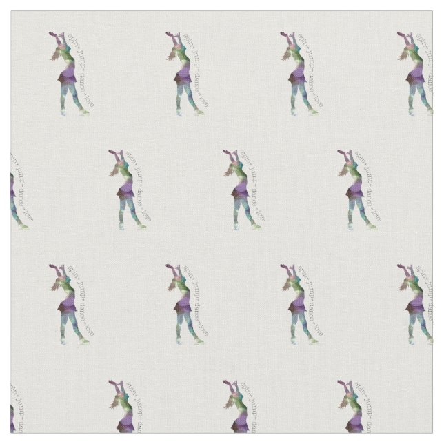 Tecido do patinagem artística (Detalhe)