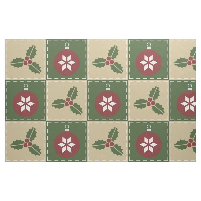 Tecido do Quilt de Natal (Fat Quarter)