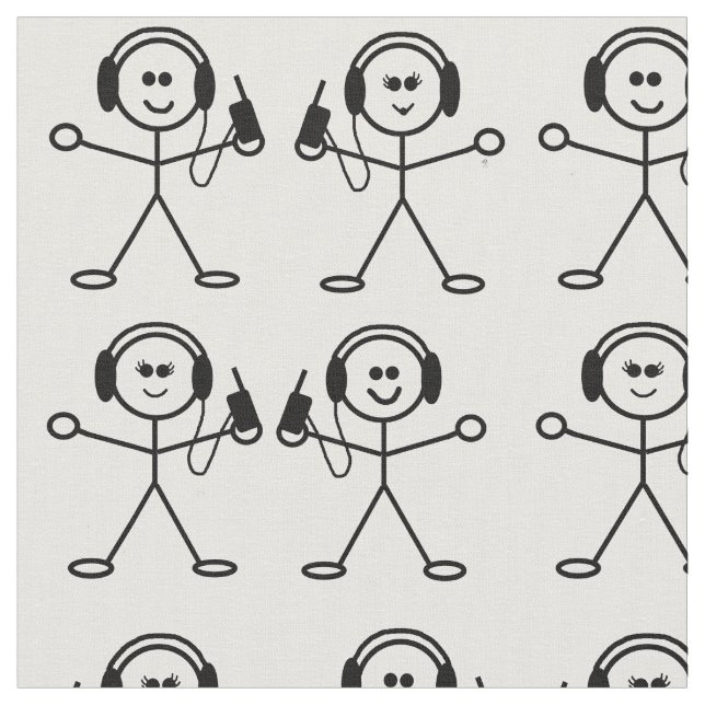 Tecido do Radio Stick Figures (Detalhe)