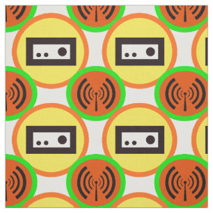 Tecido do radioamador - círculos do ícone da tor