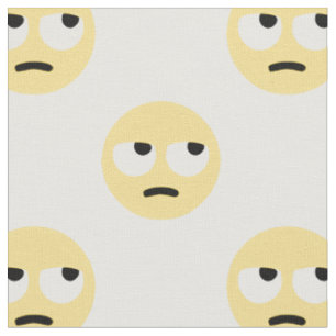 tecido do rolamento do olho do emoji