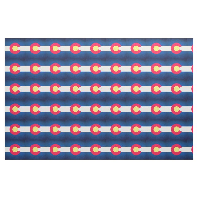 Tecido do teste padrão da repetição da bandeira de (Jarda)