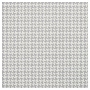 Tecido do teste padrão de Houndstooth do branco