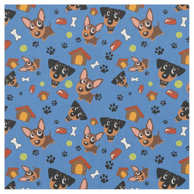 Tecido do teste padrão do Pinscher diminuto do Pin (Detalhe)