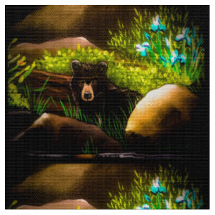Tecido do Urso de Bebê Sonhador