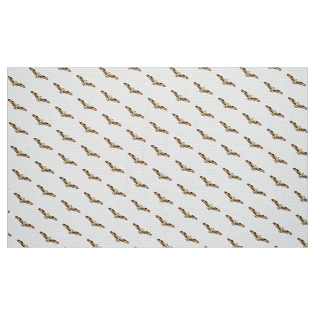 Tecido do vôo do pássaro do falcão do Osprey (Fat Quarter)