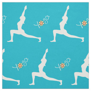 Tecido do Yoga Warrior Pose