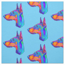 Doberman Pincher nas cores