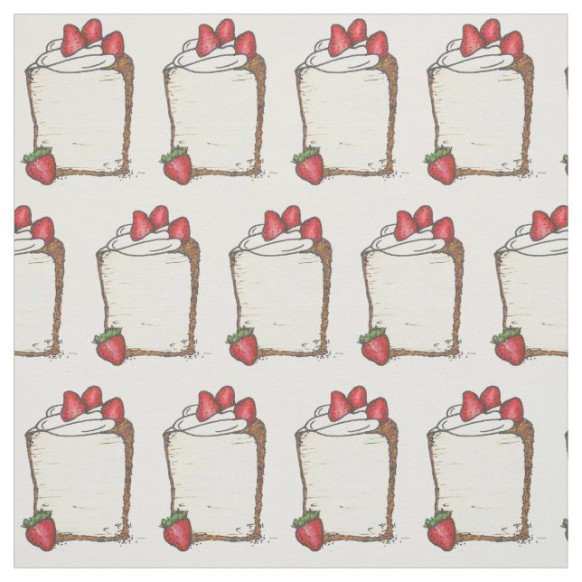 Tecido Doce Anjo Comida Angélica Bolo Morangos (Modelo)