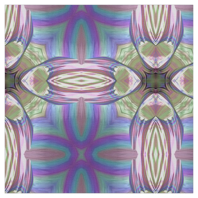 Tecido DOCE! Pastas Verdes Púrpuras, cor-de-rosa, cor-de- (Modelo)