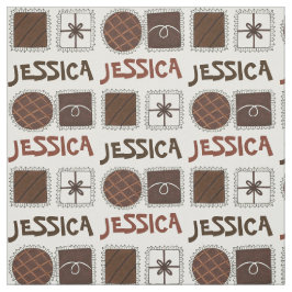 Tecido Doces personalizados de chocolate Bonbon Candy Foo