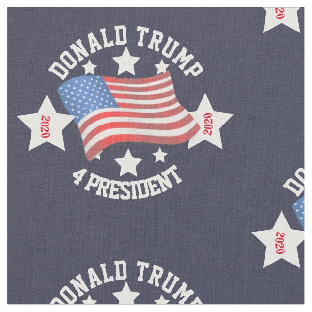 Tecido Donald Trump para presidente (Detalhe)