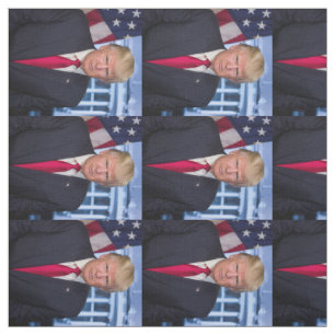 Tecido Donald Trump Retrato Presidencial Oficial