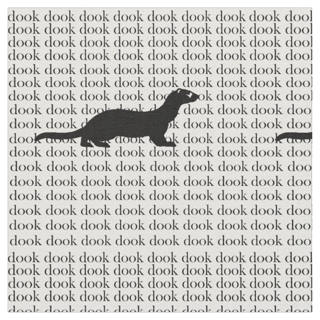 Tecido Doninha de Dooking (Detalhe)