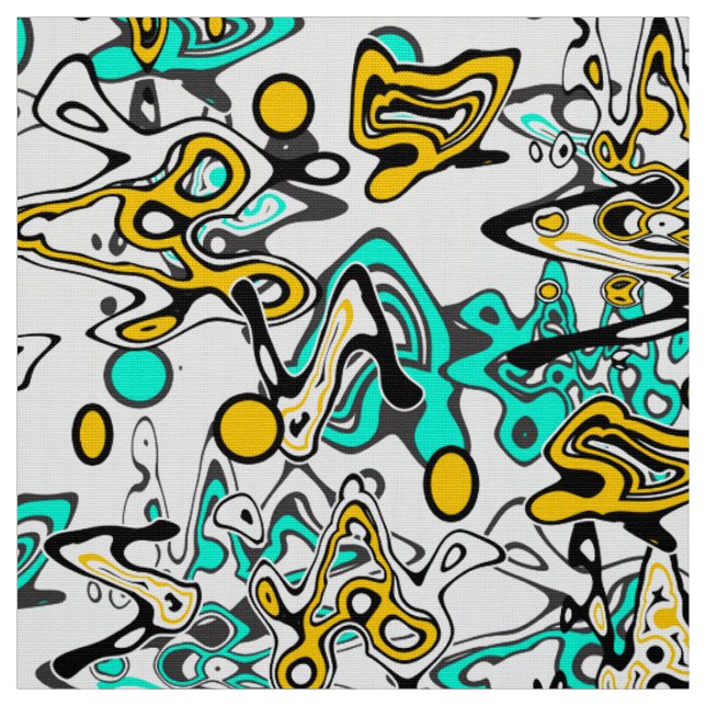Tecido Doodle, abstrato, criativo (Modelo)