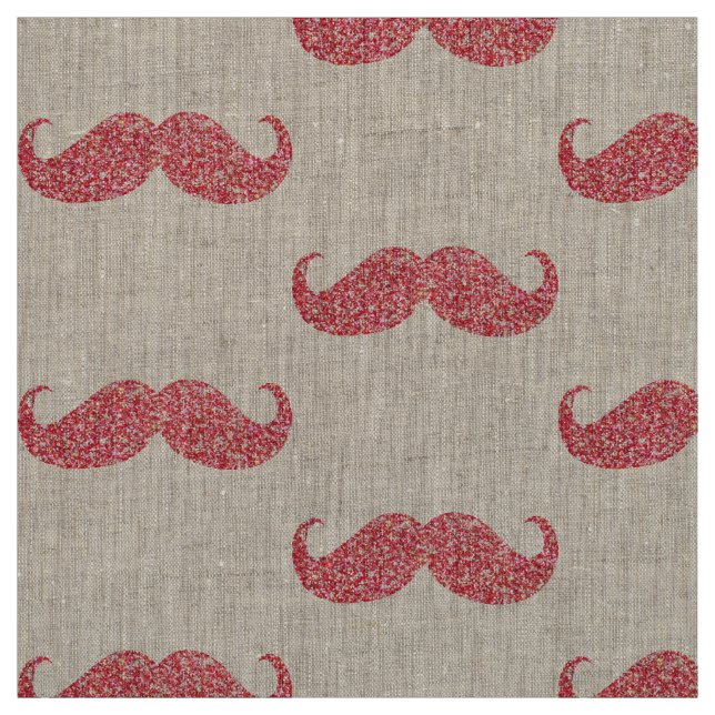 Tecido Dor de bigode brilhante rosa (Modelo)