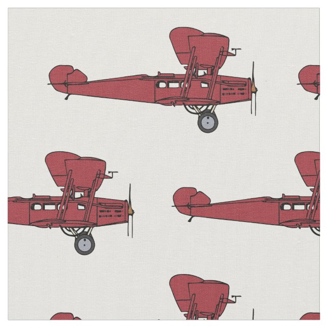 Tecido dos aviões do biplano do vintage (Detalhe)