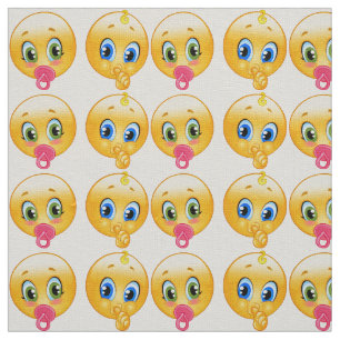 tecido dos emojis do bebê