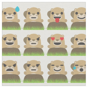 tecido dos emojis do groundhog