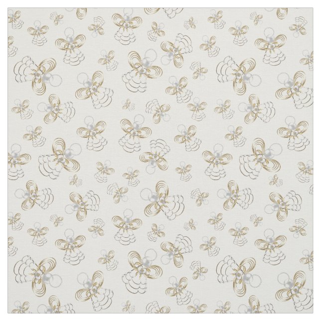 Tecido Dourado Anjo de Natal de Joy Seamless (Modelo)