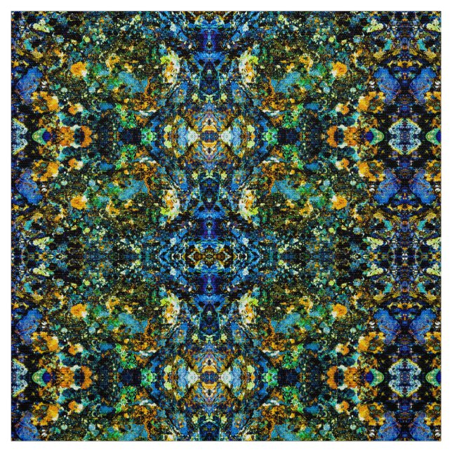 Tecido Dourado Azul (Modelo)