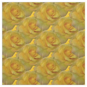 Tecido Dourado da flor do tecido cor-de-rosa do