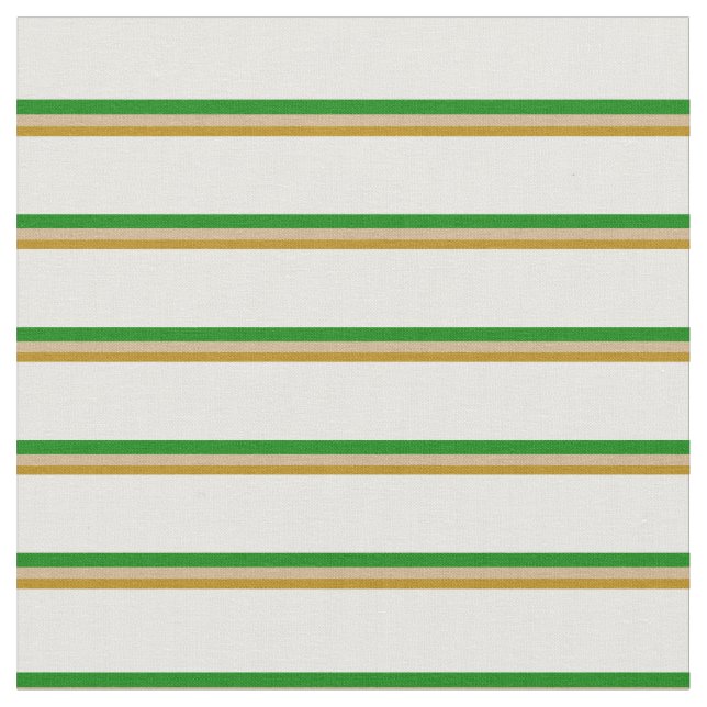 Tecido Dourado escuro, bronzeado, verde e branco (Detalhe)