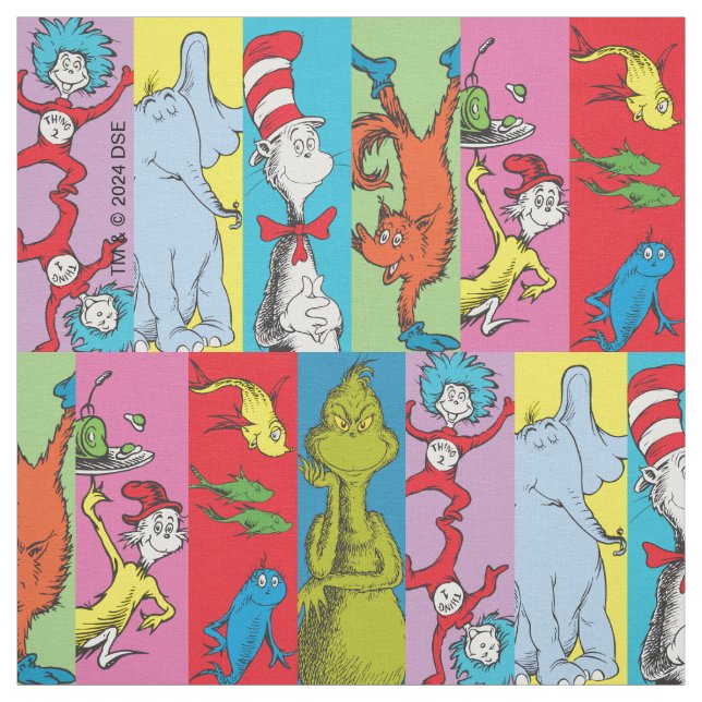 Tecido Dr. Seuss | Fatia de Personagem (Modelo)