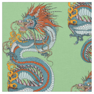 Tecido Dragão chinês tradicional