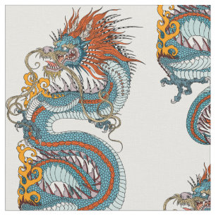 Tecido Dragão chinês tradicional