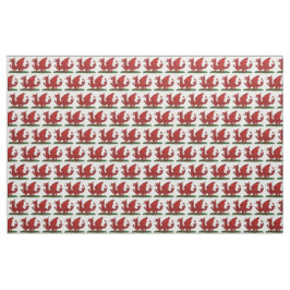 Tecido Dragão Vermelho do País de Gales