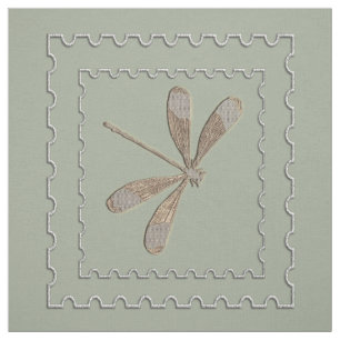 Tecido Dragonfly Dourada