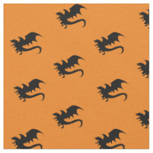 Tecido Dragons DND Silhouettes