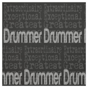 Tecido Drummer Extraordinaire