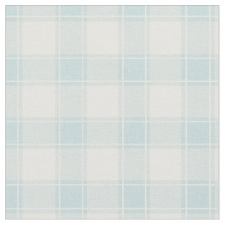 Tecido Duck Egg Blue & White Buffalo Plaid