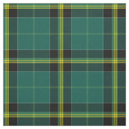 Tecido Duffy Tartan Pattern Green Xadrez da Irlanda