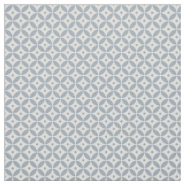 Tecido Dusty Blue Geométrico Pattern Shippo. Litoral