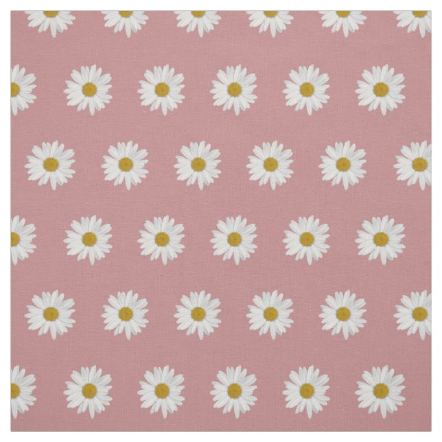 Tecido Dusty Rosa Bohemian Daisy Pattern (Modelo)