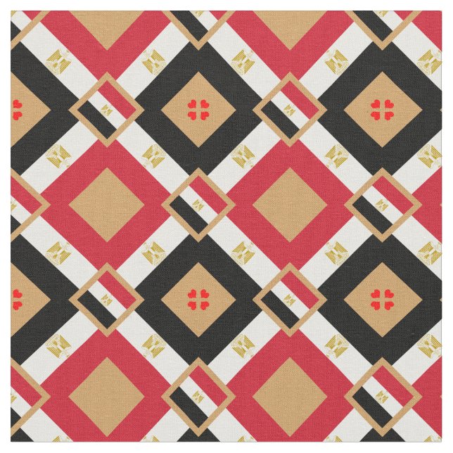 Tecido Egípcio Flag & Egypt (Detalhe)