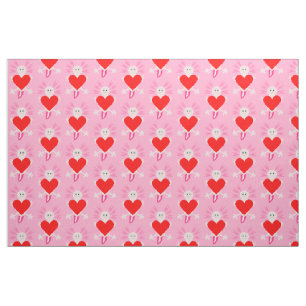 Tecido Eixo do Coração do Amor dia de os namorados