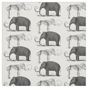 Tecido Elefante pré-histórico do Mammoth Woolly
