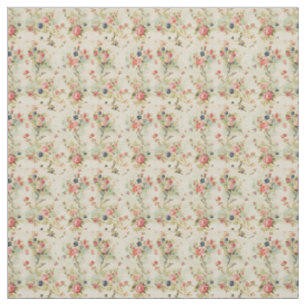 Tecido Elegância de Rosa de Vintage com Ênfase Azul do Ma