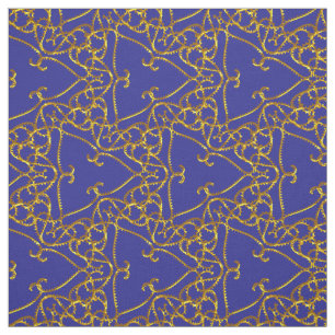 Tecido Elegante Damask - Marinho azul