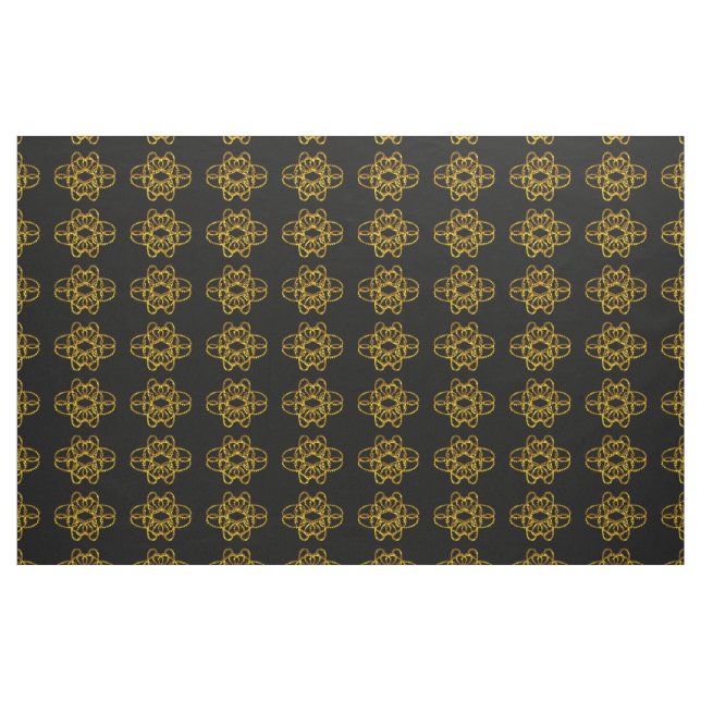 Tecido elegante do damasco (Fat Quarter)