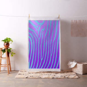 Tecido elegante do impressão da zebra