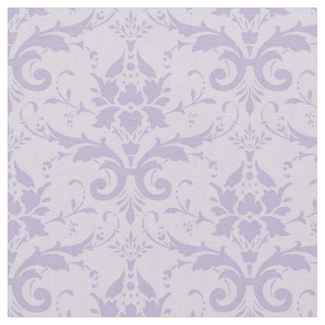 Tecido elegante floral roxo do damasco da lavanda (Detalhe)