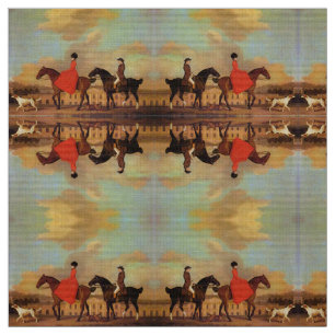 TECIDO ELEGANTE HORSE RIDING
