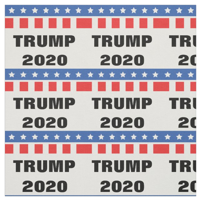Tecido Eleição do Presidente Trump 2020 (Modelo)